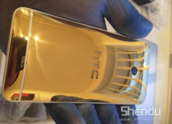 HTC One mini 24K“土豪金”版真機(jī)驚現(xiàn)網(wǎng)絡(luò)