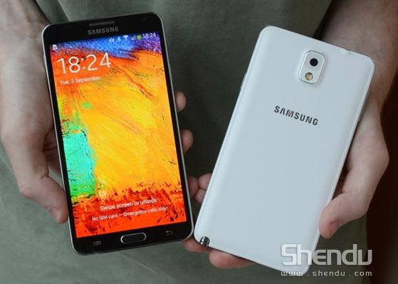 三星Galaxy Note 3真機(jī)鑒賞 對(duì)比Note 2機(jī)身