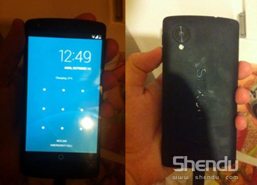 谷歌Nexus 5真機(jī)照曝出 上市時(shí)間仍是未知
