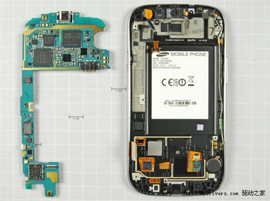 Android機(jī)皇：Galaxy S III真機(jī)拆解探秘